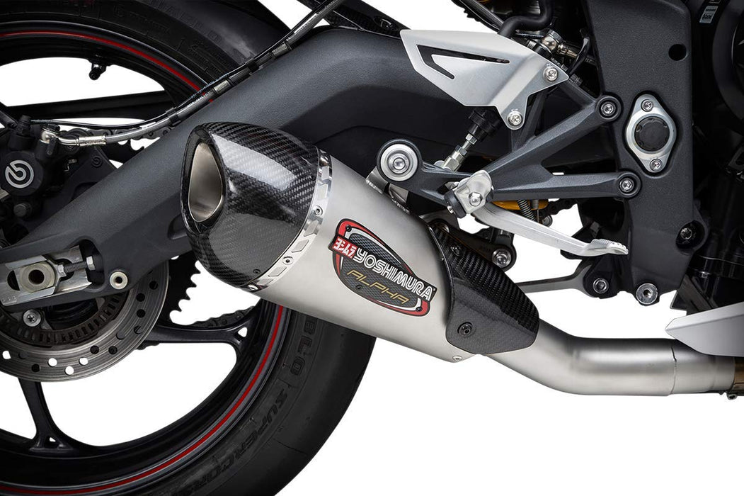 Yoshimura 960-1174 Exhaust Street Alpha-T Slip-On Ss-Ss-Cf Works