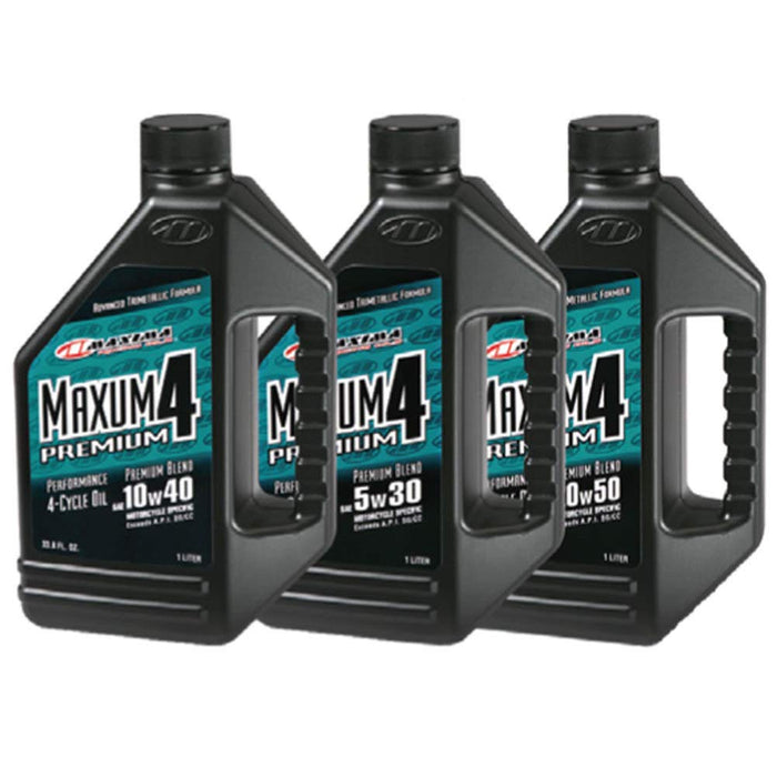 Maxima 34505 Premium4 10W-40 Motorcycle Engine Oil - 5 Gallon Pail