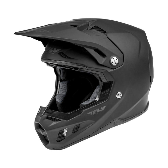 Fly Racing Youth Formula CC Solid Helmet (Matte Black, Youth Large)