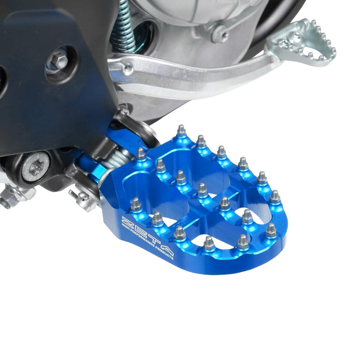 DRC ZE93-1829 Aluminum Footpegs Blue