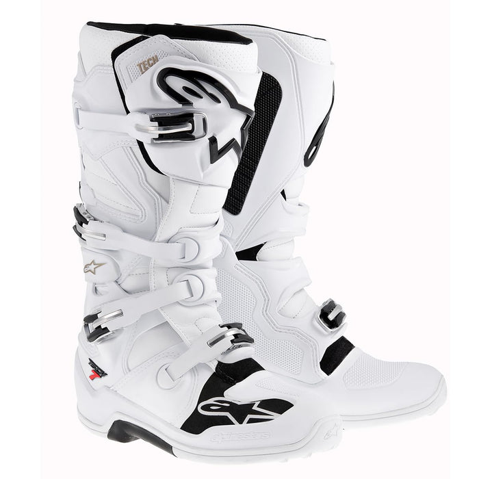 Alpinestars Unisex-Adult Tech 7 Boots (White, Size 5)