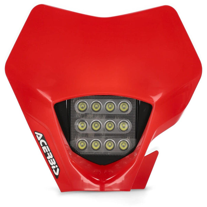 Acerbis Front Headlight - VSL (Red) For 21-22 GAS GAS EC250