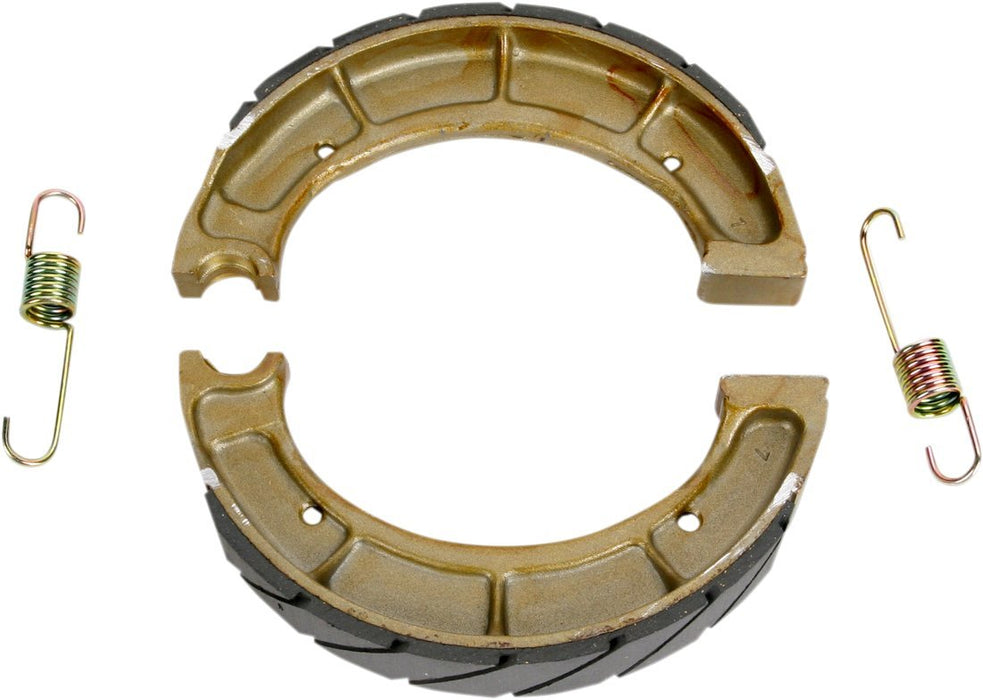 EBC Brakes Grooved Brake Shoe Compatible for Yamaha YFB250 Timberwolf 2WD 1996 Front and Rear