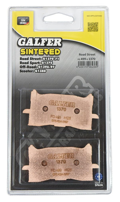 Galfer Brakes FD499G1370 HH Sintered Brake Pads