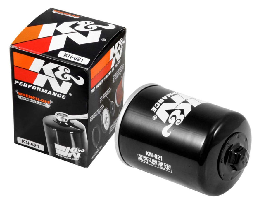 K&N Motorcycle Oil Filter: High Performance, Premium, Designed to be used with Synthetic or Conventional Oils: Fits Select Artic Cat Vehicles, KN-621