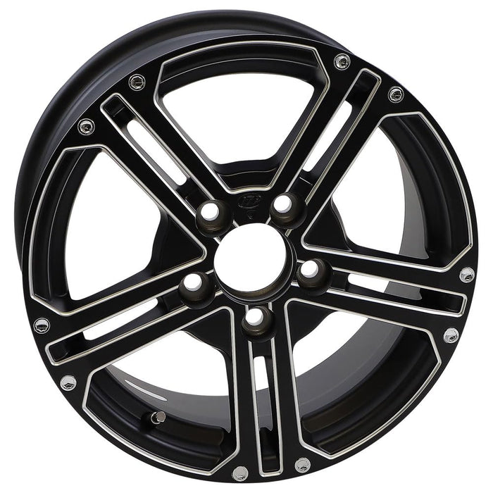 5/4.5 (5/114.3) ITP SS212 Alloy Series Wheel 15x7 6.0 + 1.0 Black/Milled