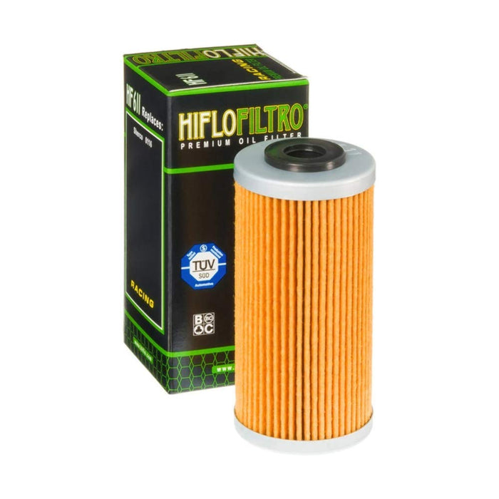 Hiflofiltro HF611 Premium Oil Filter, Black