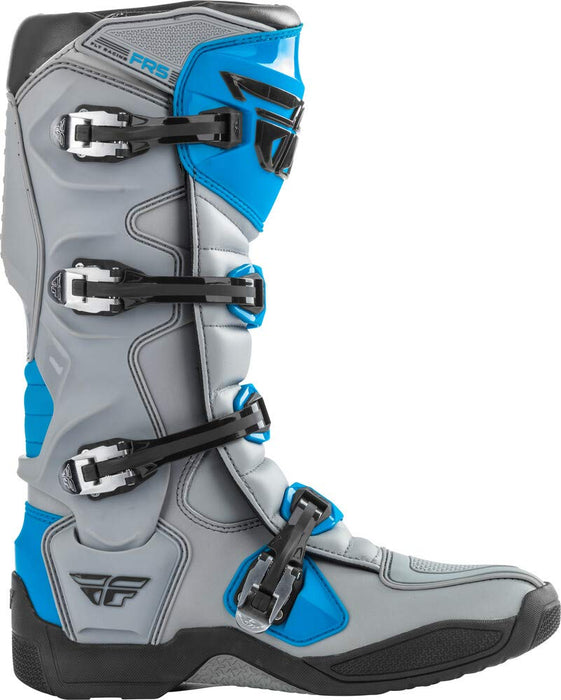 Fly Racing FR5 Boots (Grey/Blue, 12)