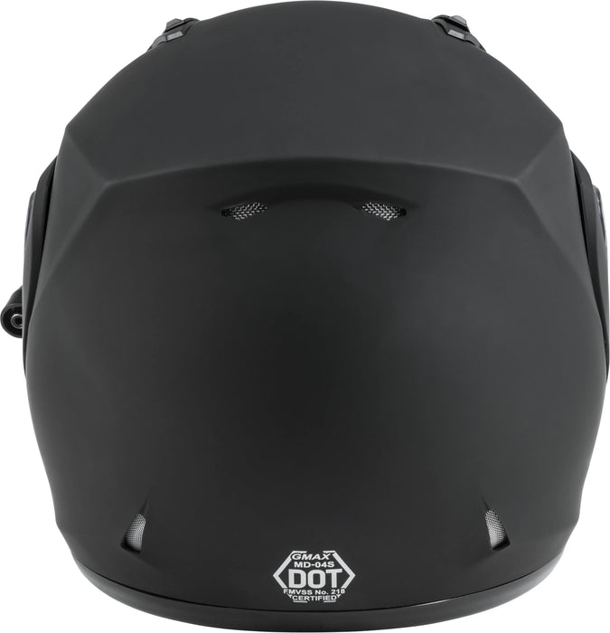 MD-04S MODULAR SNOW HELMET W/ELECTRIC SHIELD MATTE BLK 2X