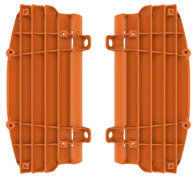 Polisport Radiator Louvers (Orange KTM) for 16-18 KTM 250SXF