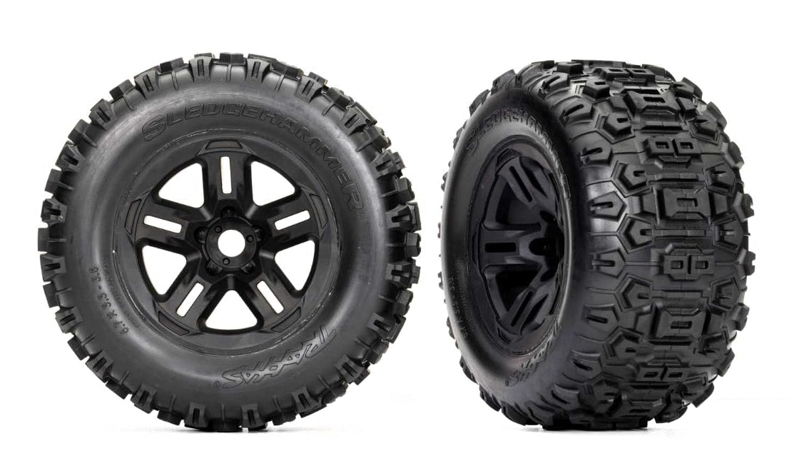 Traxxas Belted Sledgehammer TiresMounted. 95076