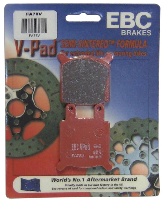 EBC Brakes FA76V Semi Sintered Disc Brake Pad