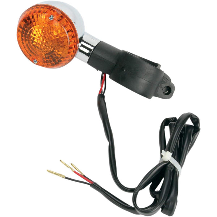 K&S Dot Compliant Turn Signal W/Amber Lens 25-2201