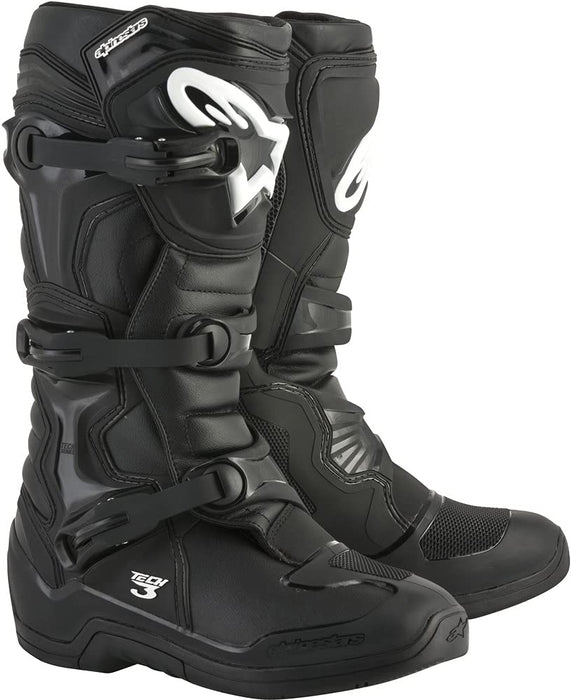 Alpinestars Men's Tech Motocross 3 Boots (Black, 15)