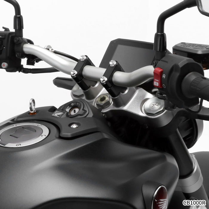 DRC ZE53-02191 Handlebar Risers Black