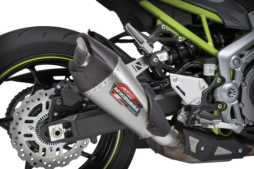 Yoshimura 14900Bp521 At2 Street Series Works Slip-On Stainless Steel Muffler Carbon Fiber End Cap 14900BP521