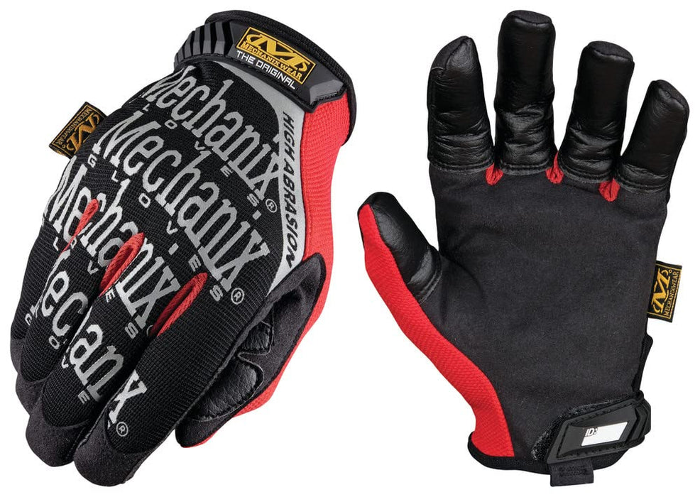 Mechanix Wear - Original High Abrasion Gloves (Medium, Black/Red)