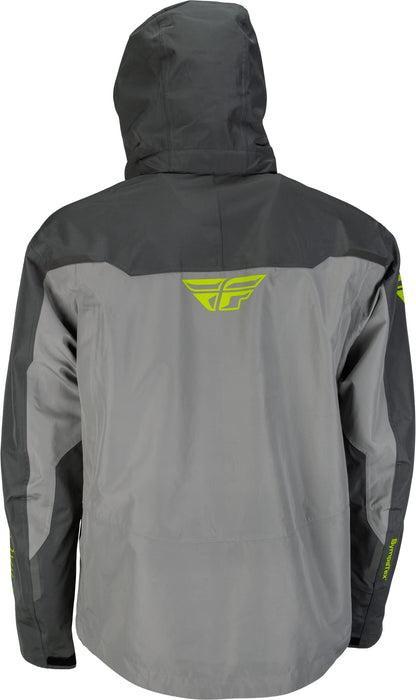 Fly Racing 2023 Incline Jacket (Black/Grey/Hi-Vis, Medium)