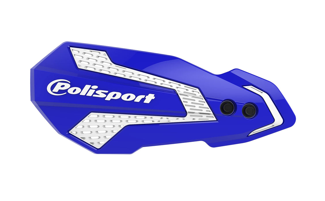 Polisport 8308200015 MX Flow Perch Mount Handguard - Blue/White