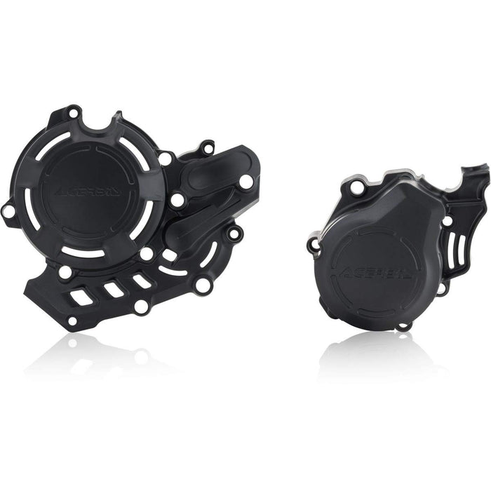 Acerbis X-Power Engine Cover Kit (BLACK) For 16-22 KTM 450SXF