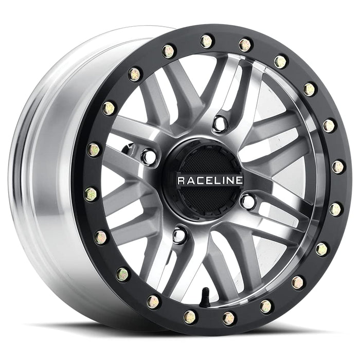 Raceline A91MA-47056+10 Ryno Beadlock Wheel - 14x7-5+2 Offset - 4/156 - Black