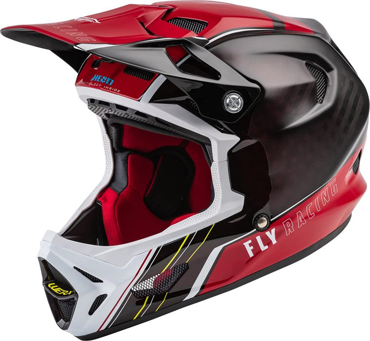 Fly Racing WERX-R Adult Carbon Cycling Helmet (Red, X-Large)