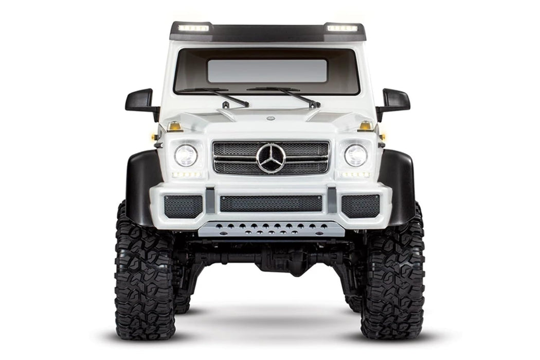 Traxxas 88096-4-WHT Waterproofed All Terrain Mercedes Benz G 63 1/10 Scale and Trail TRX-6 Trail Remote Crawler White