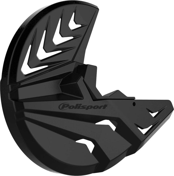 Polisport Disk & Bottom Fork Protector (BLACK/BLACK) For 08-21 YAMAHA YZ250