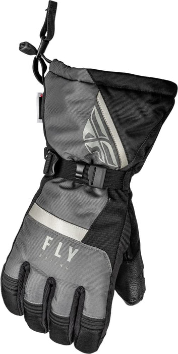 Fly Racing 2023 Snow Cascade Glove (Black/Grey, XX-Large)