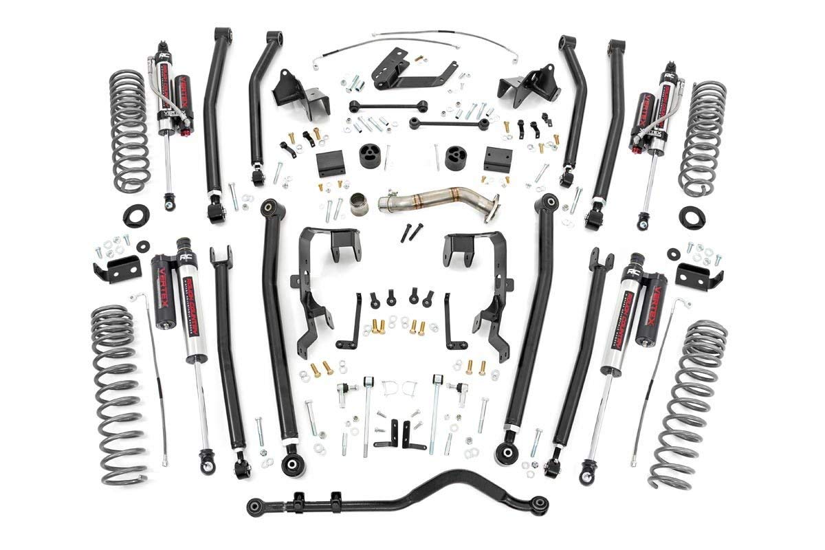 Rough Country 4 Inch Lift Kit Long Arm Vertex Fits Jeep Wrangler Jk 4WD (12-18) 78650A