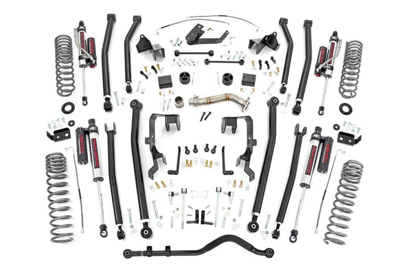 Rough Country 4 Inch Lift Kit Long Arm Vertex Fits Jeep Wrangler Jk 4WD (12-18) 78650A