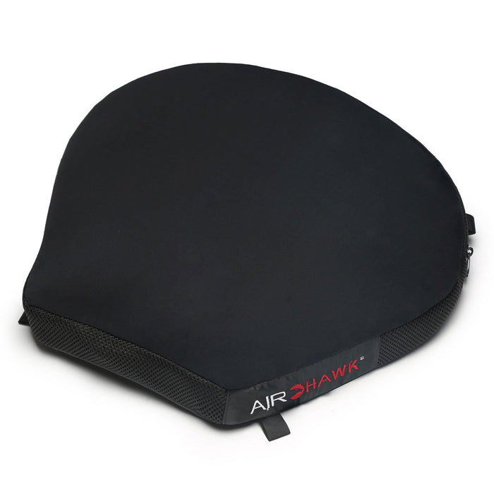 AIRHAWK 14" x 14" Cruiser Medium Motorcycle Seat Cushion - Lightweight Portable Inflatable Multi-Cell Air Pad with Cover