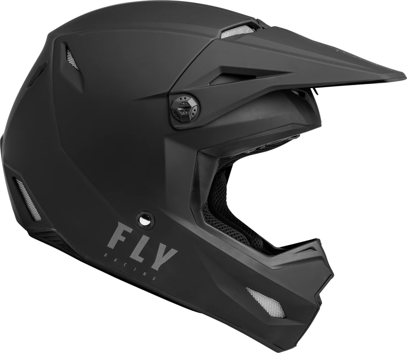 Fly Racing 2023 Adult Kinetic Solid Helmet (Matte Black, XX-Large)