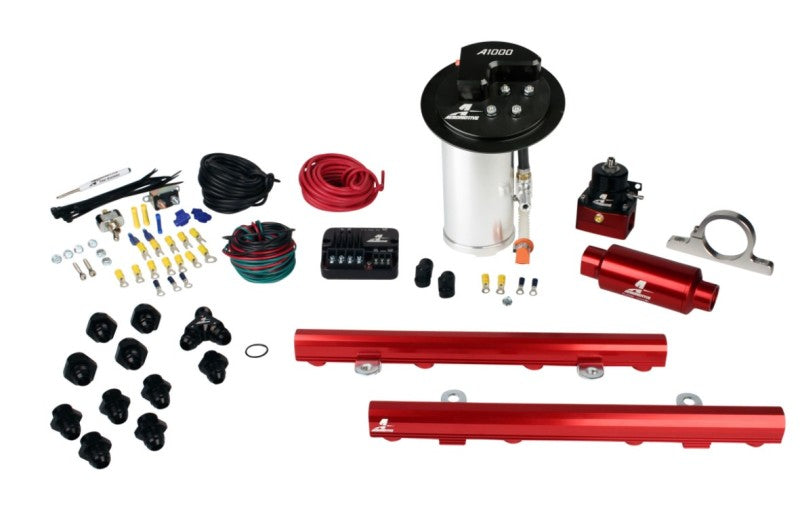 Aeromotive 10-17 Mustang GT Stealth A100 Street Fuel Pump System w/Fuel Rails 17325