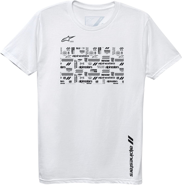 Alpinestars 1230-72109-20-2XL Chaotic Tee - White (2X)