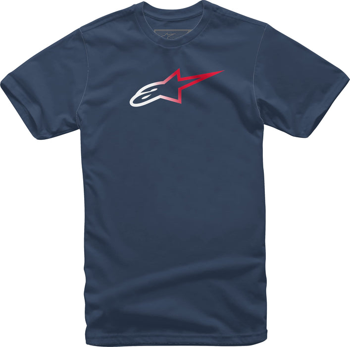 Alpinestars Ageless Fade T-Shirt (LARGE) (NAVY)