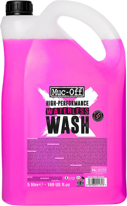 Muc-Off 20536US Waterless Wash Spray Bottle - 5L.