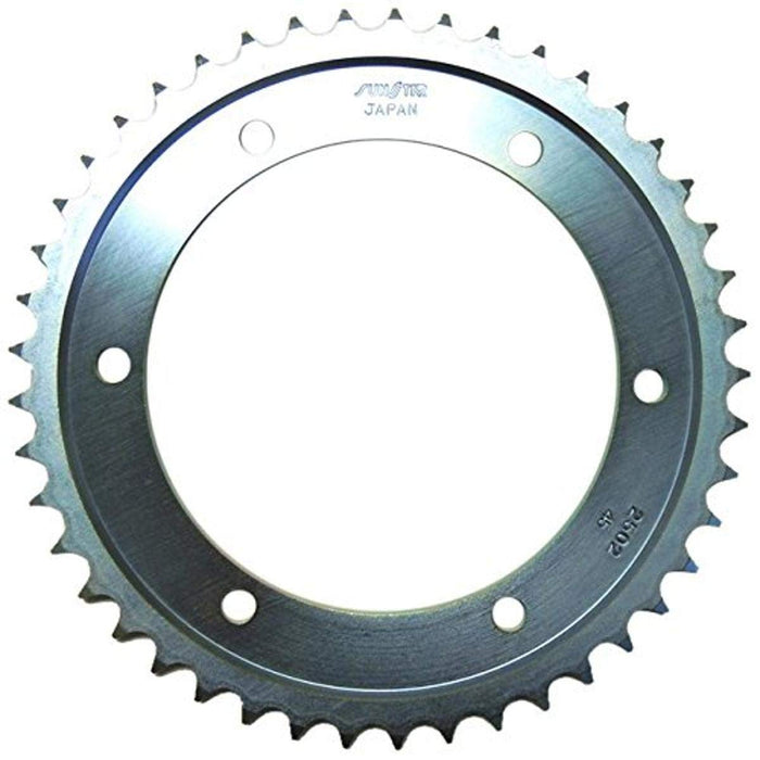 Sunstar Silver 2-250245 Rear Sprocket Steel 45T