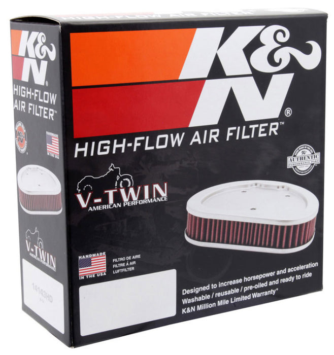 K&N Engine Air Filter: High Performance, Powersport Air Filter: Fits 2008-2016 HARLEY DAVIDSON (Switchback, Non-US, Fat Bob, Dyna Low Rider, Wide Glide, Super Glide Custom, Street Bob) HD-9608