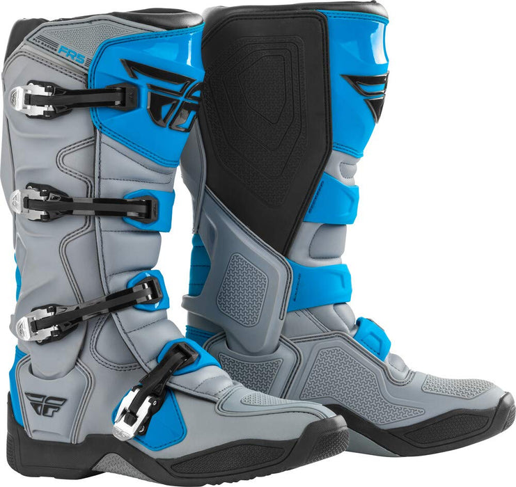 Fly Racing FR5 Boots (Grey/Blue, 9)