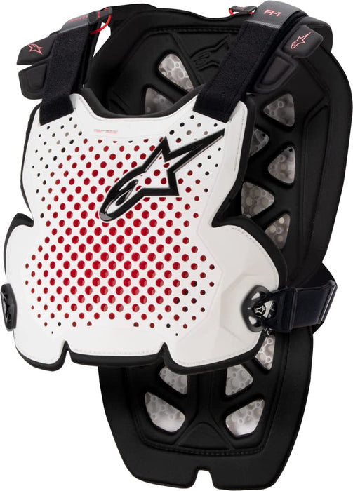 Alpinestars A-1 Pro Chest Protection (White Black Red, XX-Large)