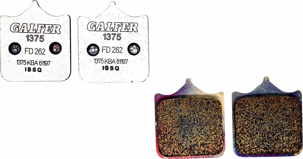 Galfer HH Sintered Ceramic Brake Pads (Front G1375) Compatible With 08-12 TRIUMPH SPD-TRIPLE