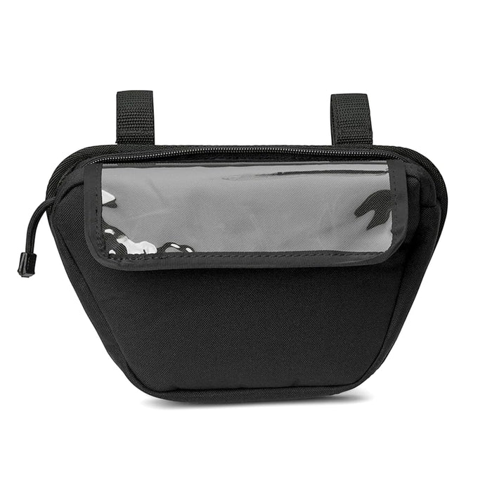 Moto Pockets Motorcycle T-BAR Handlebar Bag, Fits Harley Davidson, Double Lockable Zippers, Made In The USA!