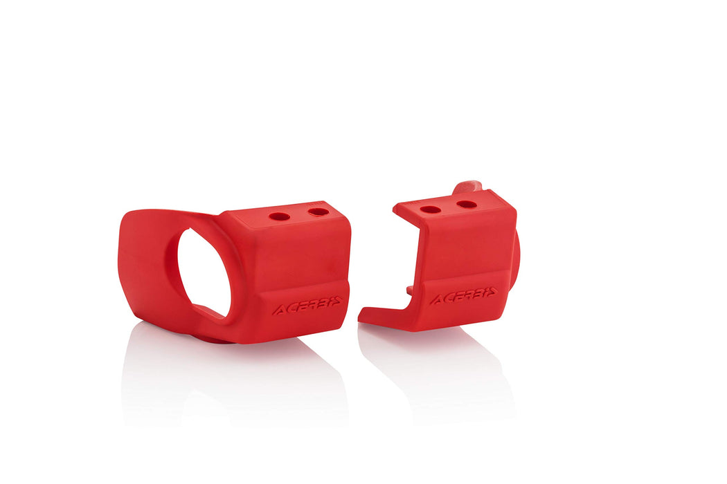 Acerbis Fork Shoe Protectors - Red (2726610004)