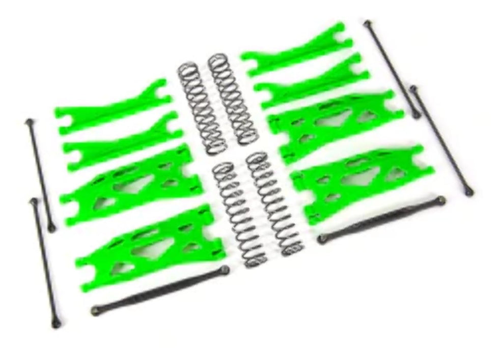 Traxxas 7895 Black Suspension Kit: X-Maxx WideMaxx (Green)