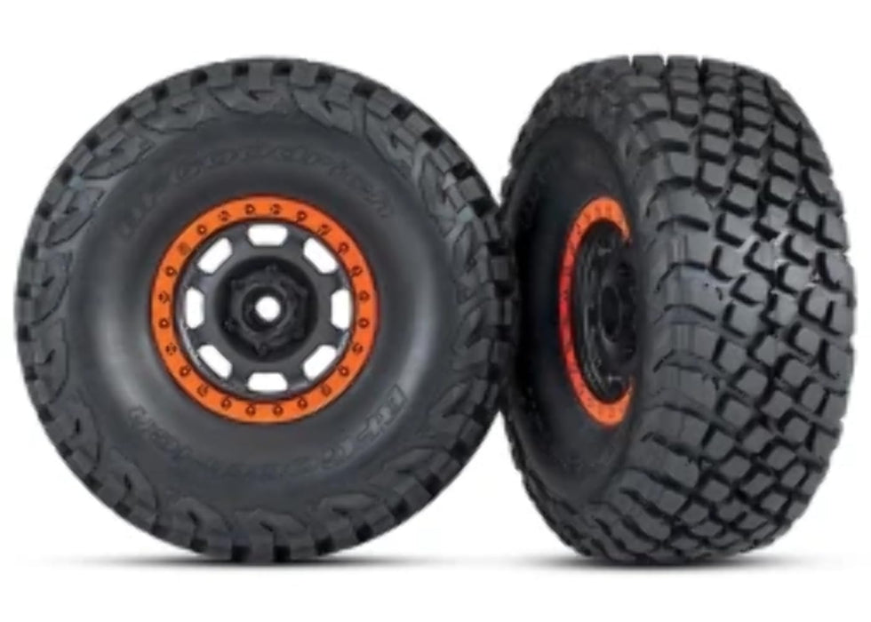 Traxxas 8472 Desert Racer Wheels with Bfgoodrich Baja Kr3 Tires Black