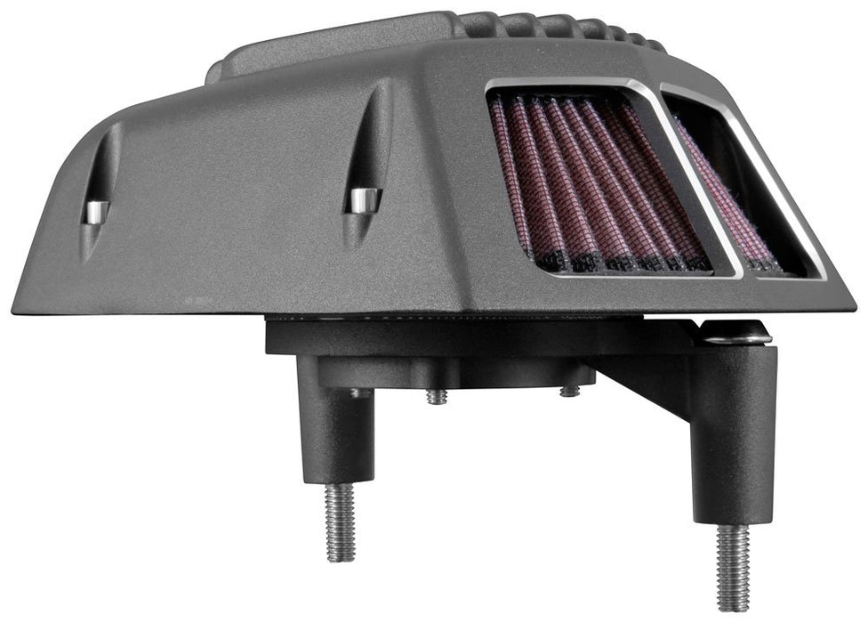 K&N Street Metal Intake System for 01-16 Harley Davidson Softail/Dyna Shaker Black RK-3950