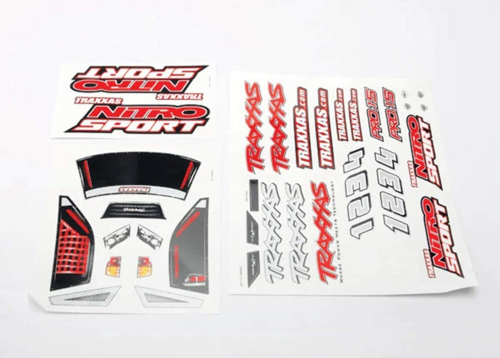 Traxxas TRA4513R Decal Sheets Nitro Sport