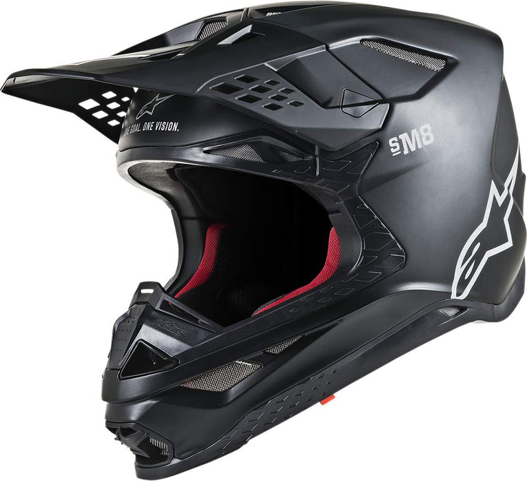 Alpinestars Supertech M8 Solid Helmet-Matte Black-XL (8300719-110-XL)