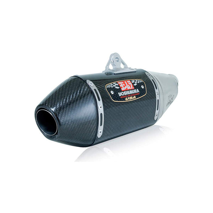 Yoshimura RS-4 Slip-On Exhaust (Street/Carbon Fiber) Compatible with 13-18 Kawasaki ZX636